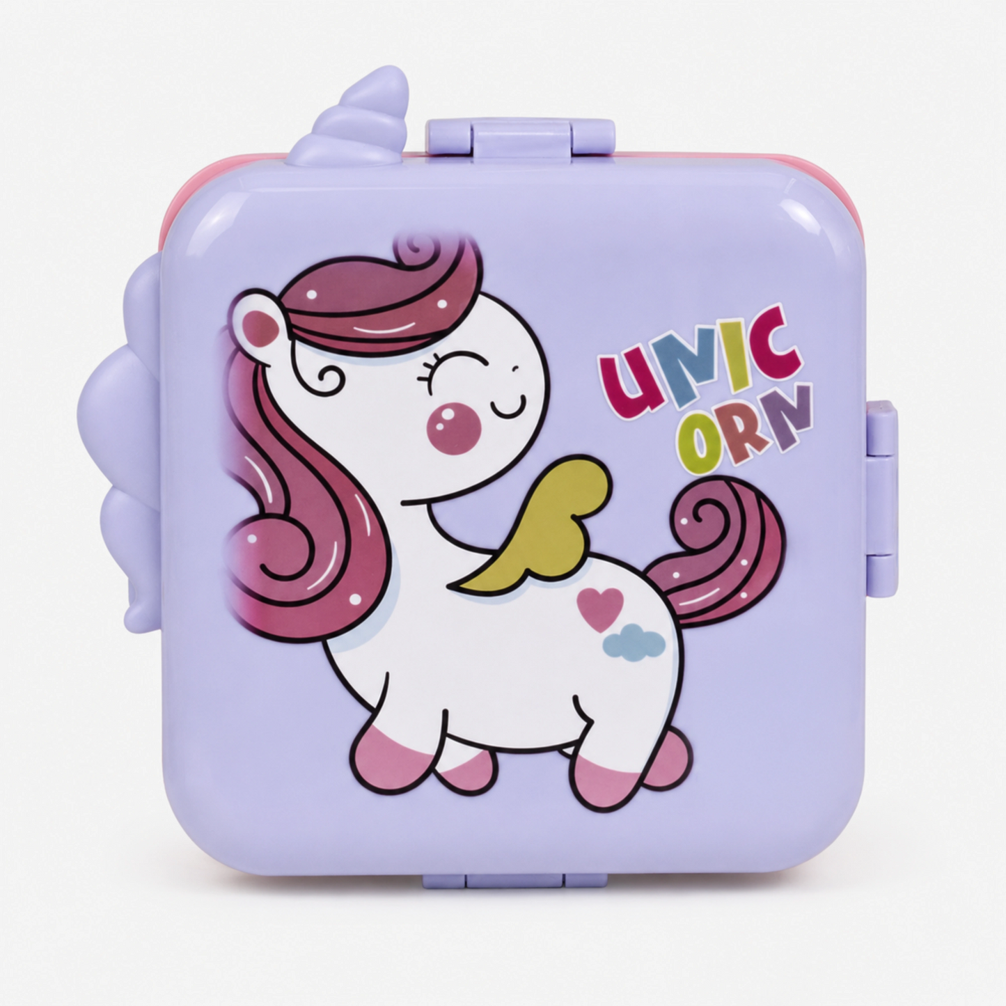Unicorn Stainless Steel Bento Lunch Box with 3 Compartments - 1120ml