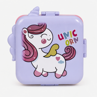 Unicorn Stainless Steel Bento Lunch Box with 3 Compartments - 1120ml