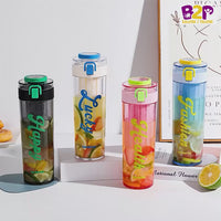 2-in-1 Fruit & Tea Infuser Water Bottle with Flip-Lock Lid – 550ml