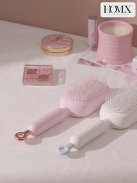 HOMX Air-Bag Rotating, Self-cleaning Hair Massage Comb