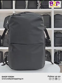 KokoSmile PU Large Travel Backpack with Free Air Vacuum Compressor