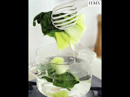 3-in-1 Multipurpose, Egg Whisk & Food Clamp | Heat-Resistant Kitchen Tong
