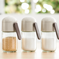 Moisture-proof Glass Salt Dispenser/Seasoning Shaker - 250ml